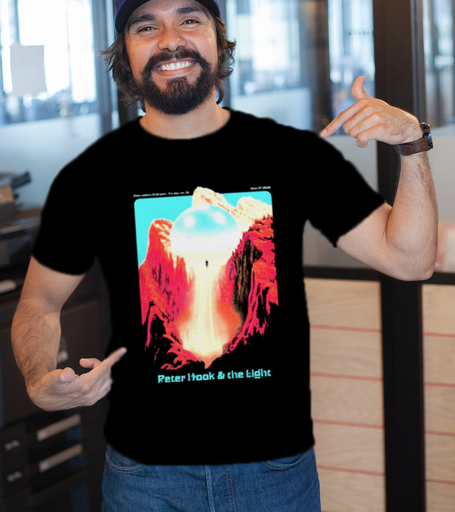 Peter Hook And The Light Vancouver BC Commodore Ballroom September 27 2026 Retro Futuristic Album Cover T-Shirt