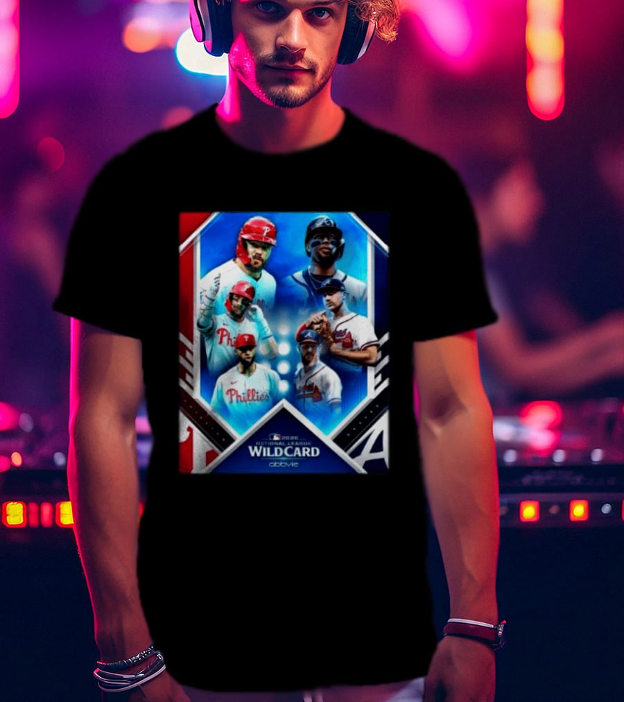 2026 MLB National League Wild Card Philadelphia Phillies Atlanta Braves Matchup T-Shirt