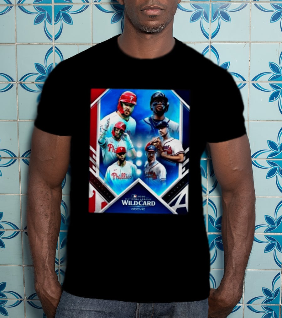 2026 MLB National League Wild Card Philadelphia Phillies Atlanta Braves Matchup T-Shirt