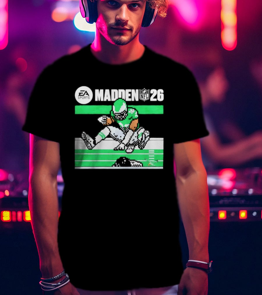 Saquon Barkley Philadelphia Eagles Madden 26 Football Gaming Fan T-Shirt