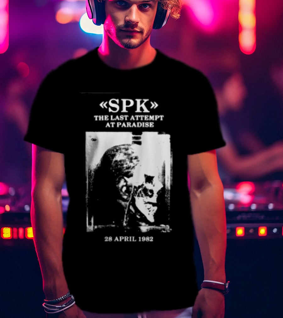 SPK The Last Attempt At Paradise Event 28 April 1982 T-Shirt