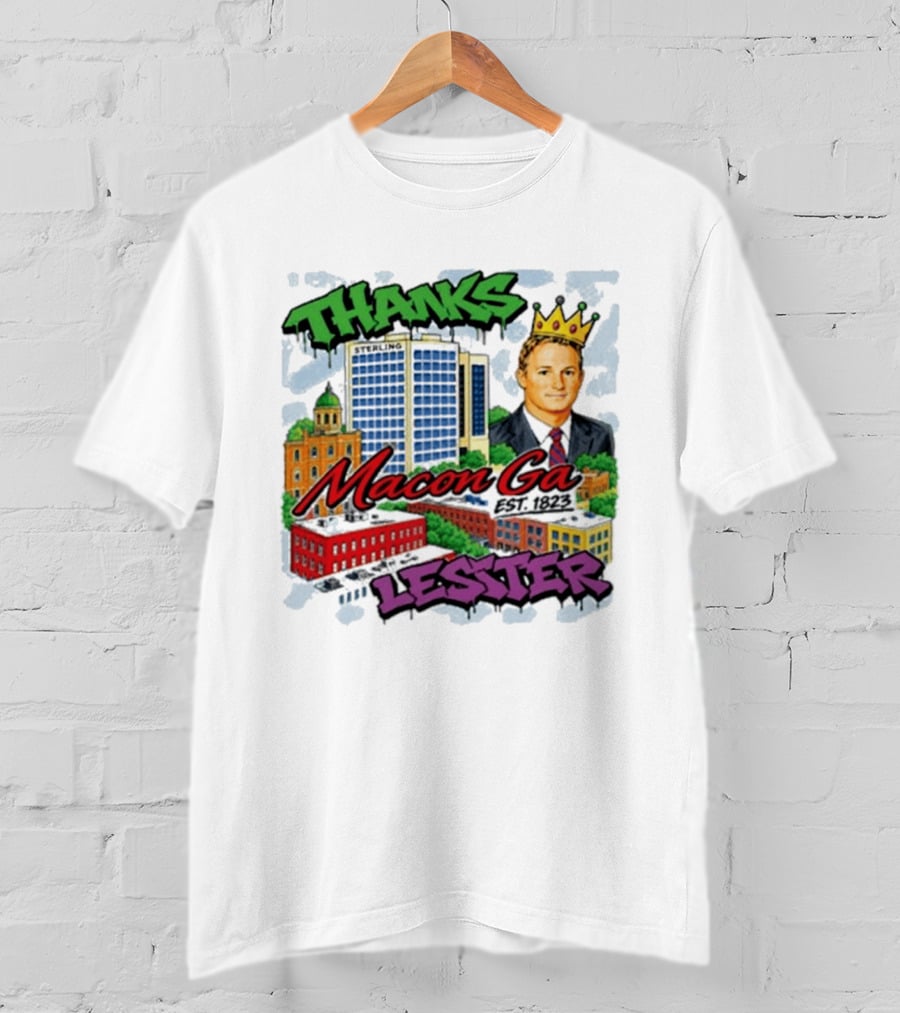 Thanks Macon Ga Lester T-Shirt
