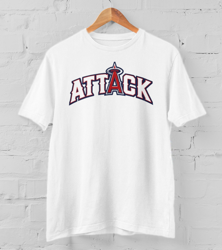Samy Natera Jr Attack Iconic Angels Team T-Shirt