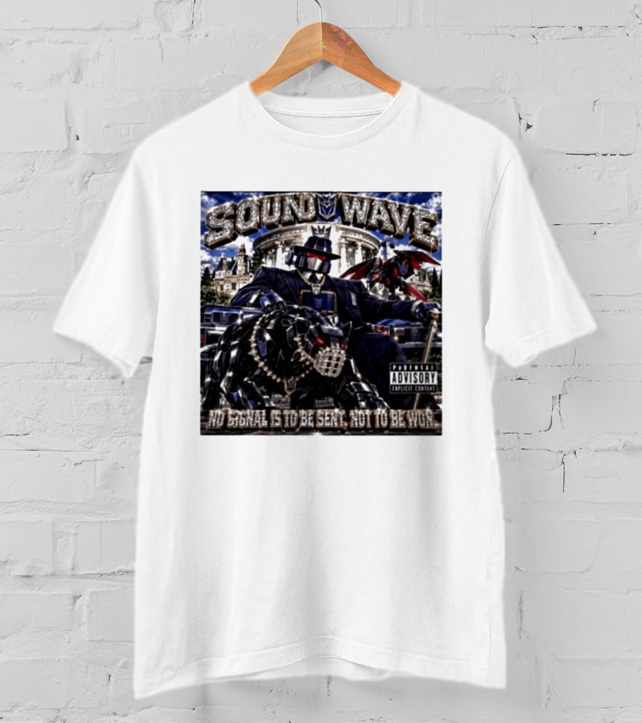 Sound Wave No Signal Is To Be Sent Not To Be Won Transformers T-Shirt