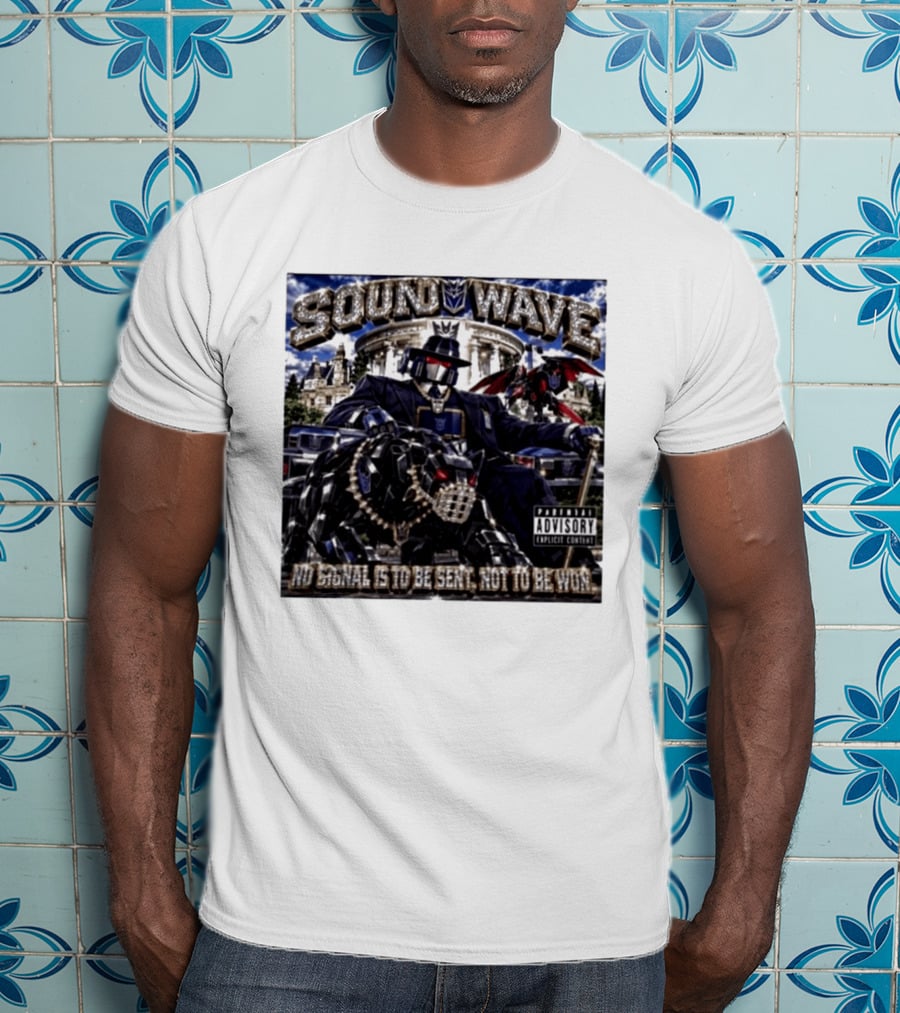 Sound Wave No Signal Is To Be Sent Not To Be Won Transformers T-Shirt