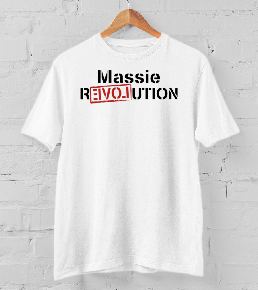 Massie Revolution REVO LU TION Stamped T-Shirt