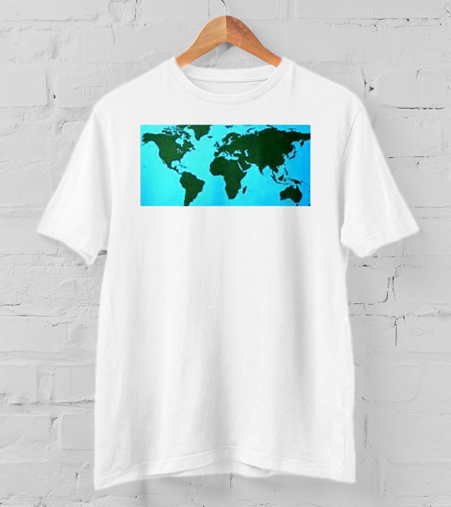 World Map Planet Earth Travel Adventure Journey T-Shirt