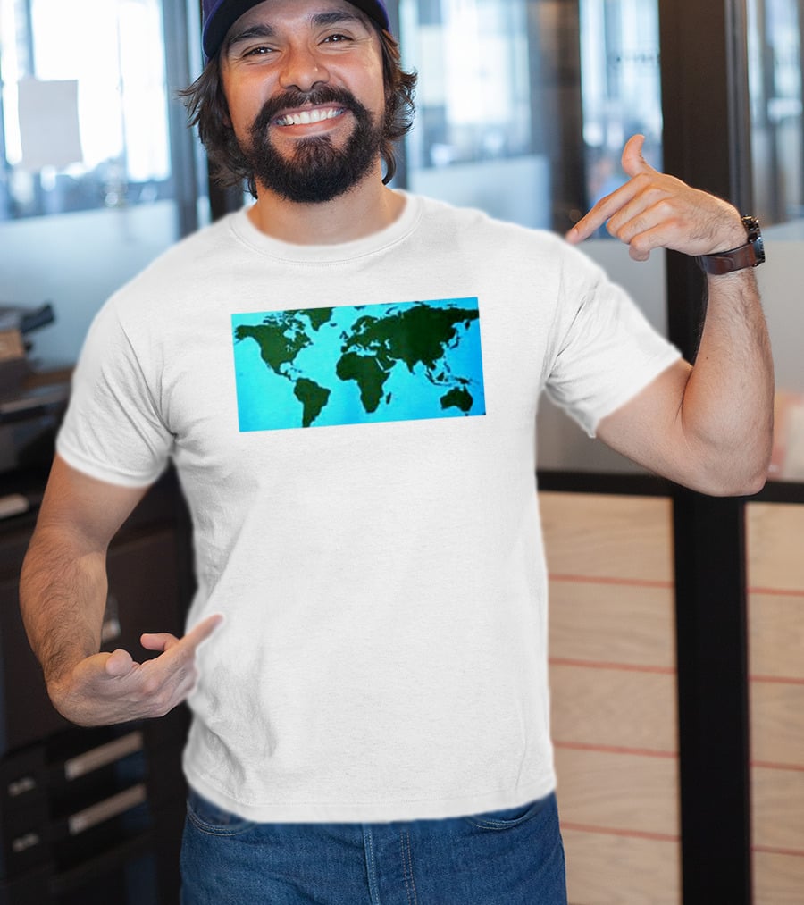 World Map Planet Earth Travel Adventure Journey T-Shirt