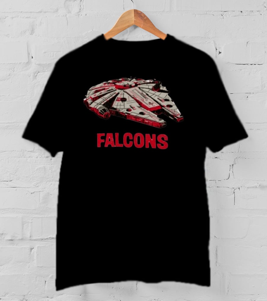 Atlanta Falcons Disney Star Wars Millennium Falcon T-Shirt