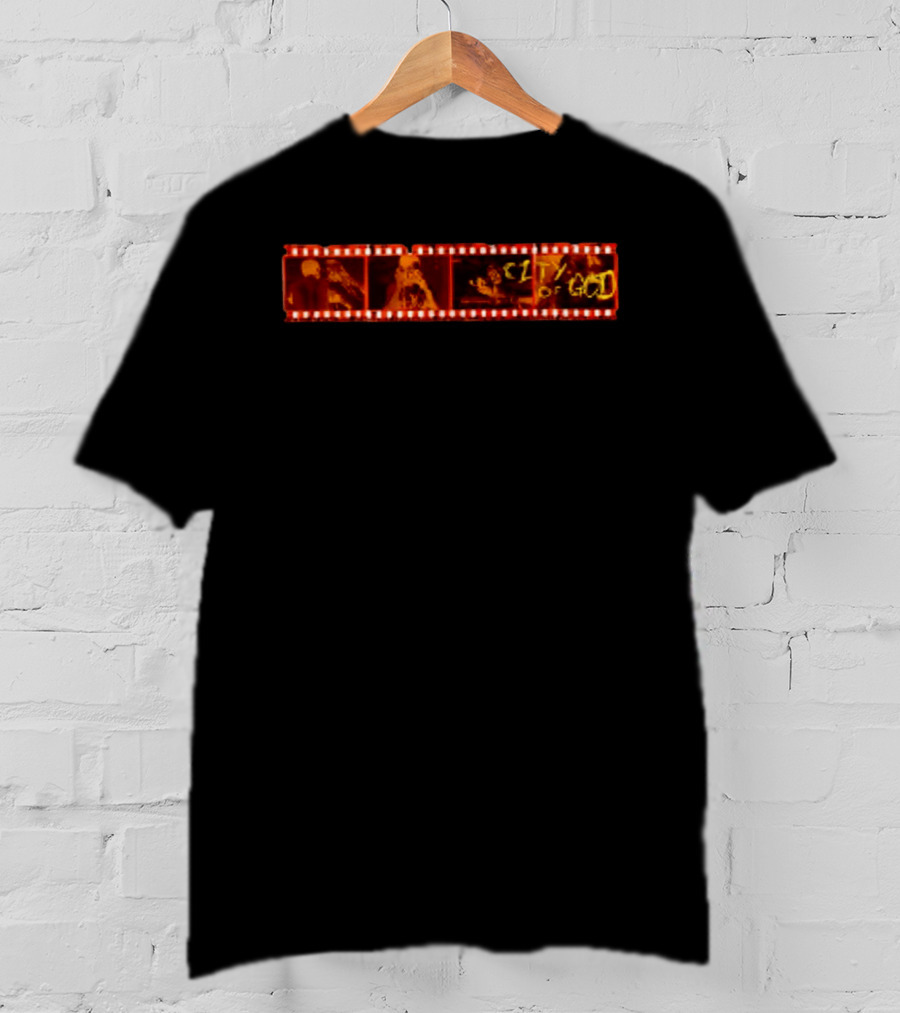 City Of God Hoods Never Stop They Just Take A Break Classic Film Strip T-Shirt
