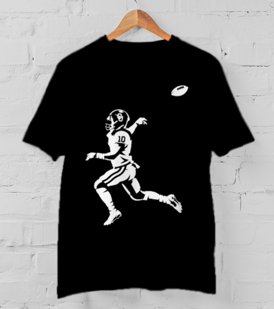 Oklahoma Sooners John Mateer Football Quarterback Crimson Pass T-Shirt