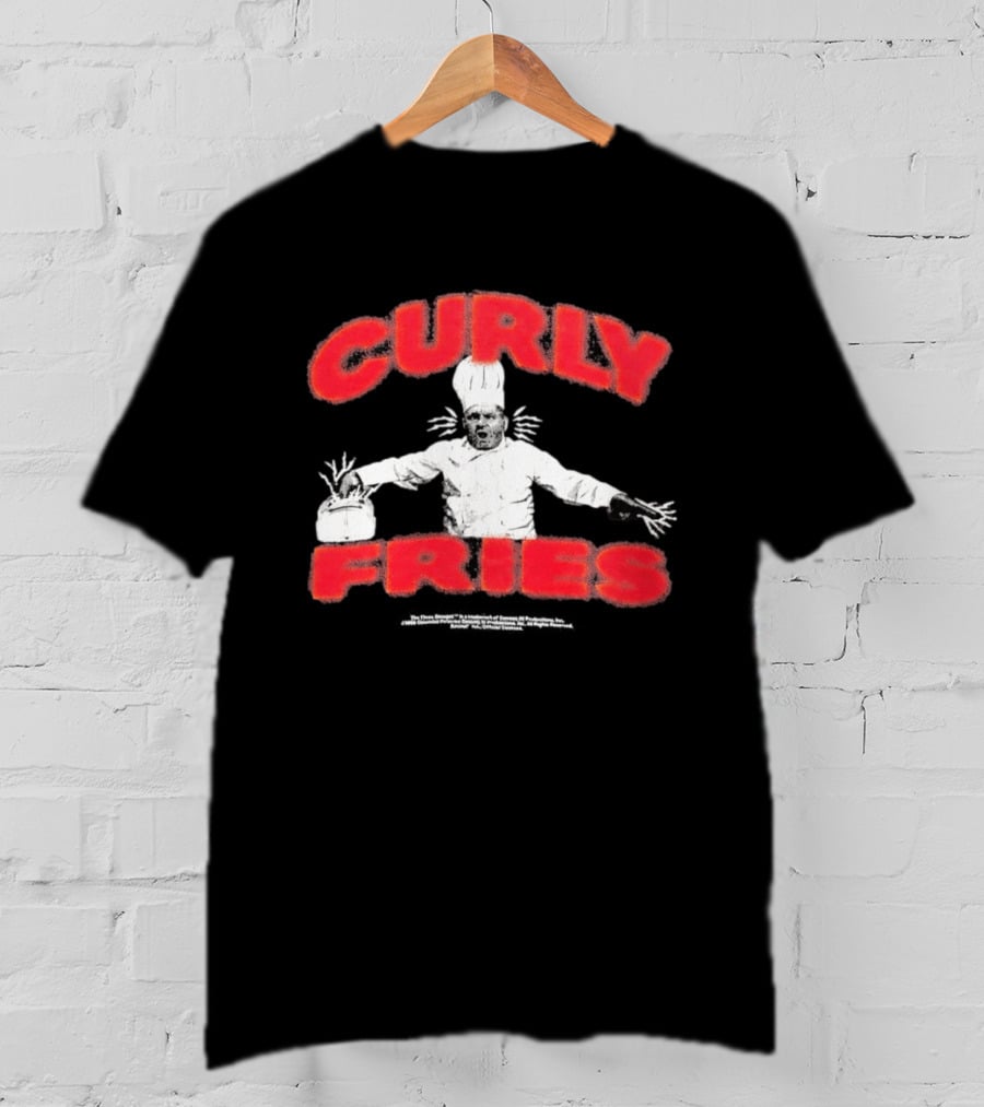 Finn Wolfhard Curly Fries Chef 2026 Faces Mashed Potato T-Shirt