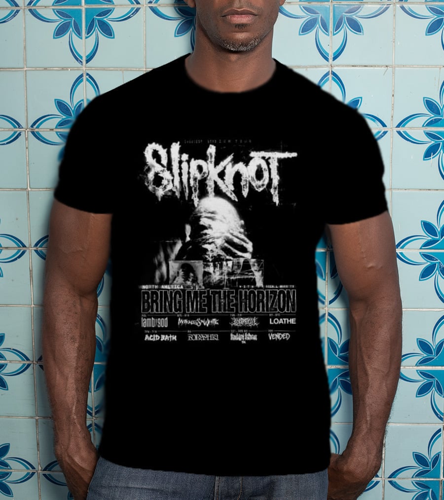 Slipknot Bring Me The Horizon 2027 Sicest Stadium North America Tour T-Shirt