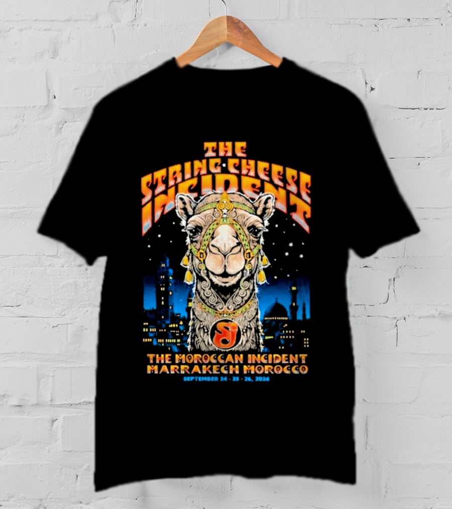 The String Cheese Incident Moroccan Incident Marrakech Morocco September 24 25 26 2026 T-Shirt