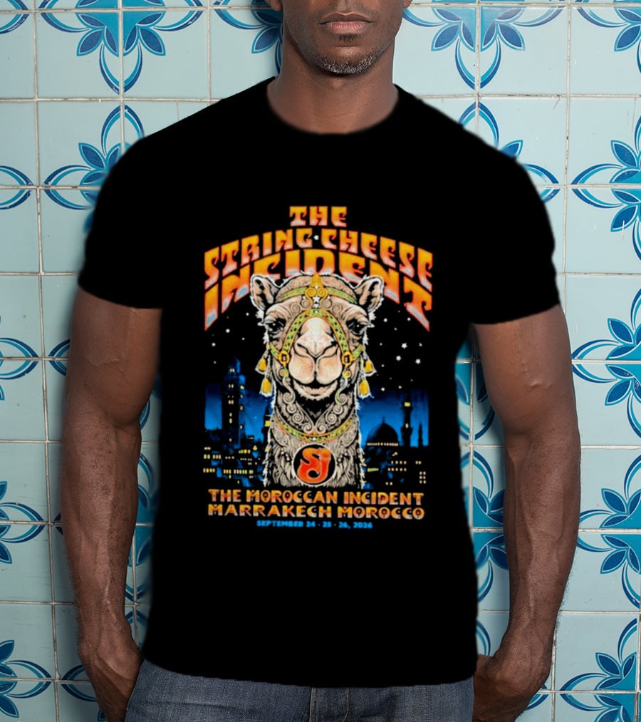 The String Cheese Incident Moroccan Incident Marrakech Morocco September 24 25 26 2026 T-Shirt