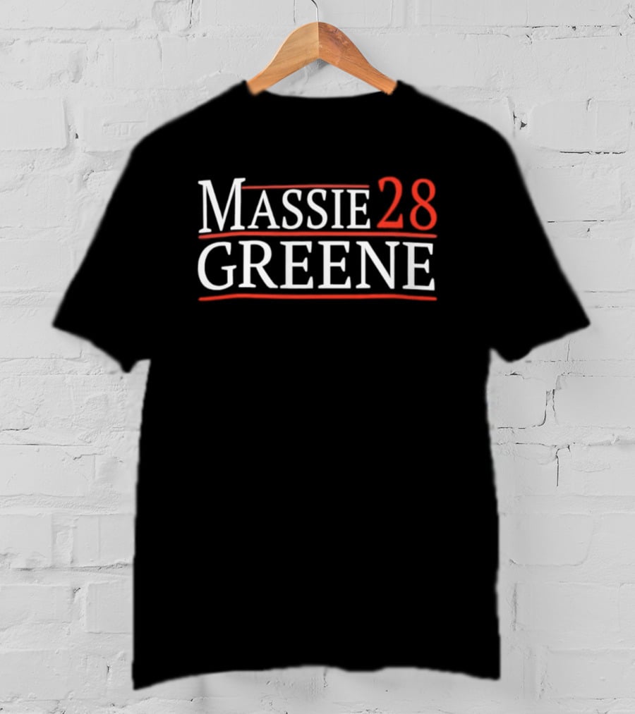 Massie Greene 28 Presidential Campaign 2028 T-Shirt