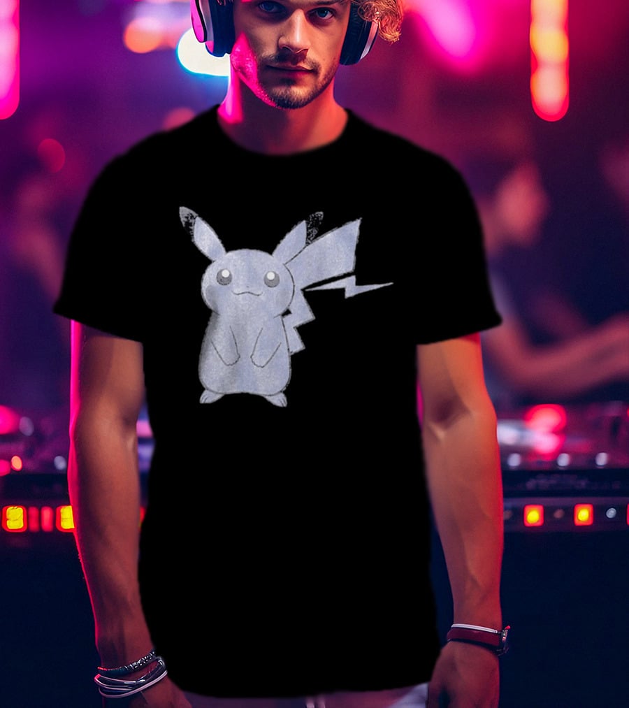 Thunderbolt Project Black Pikachu By Fragment And Pokémon Los Angeles T-Shirt