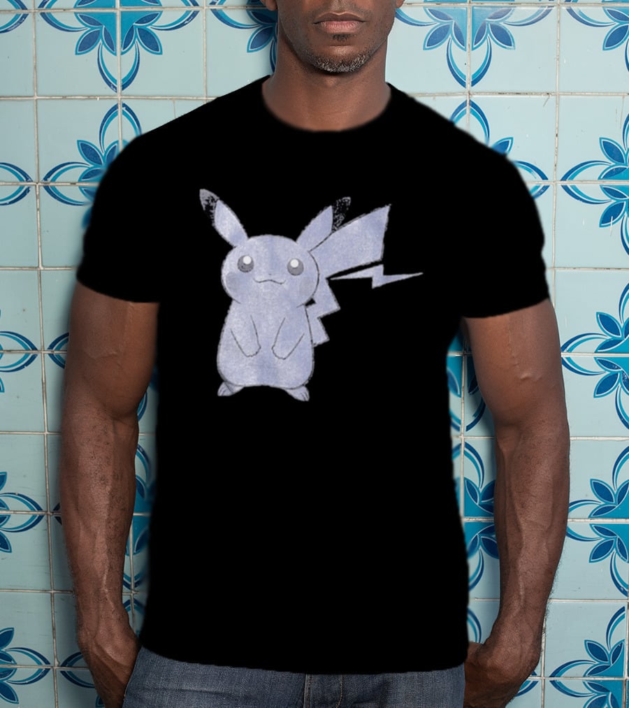 Thunderbolt Project Black Pikachu By Fragment And Pokémon Los Angeles T-Shirt