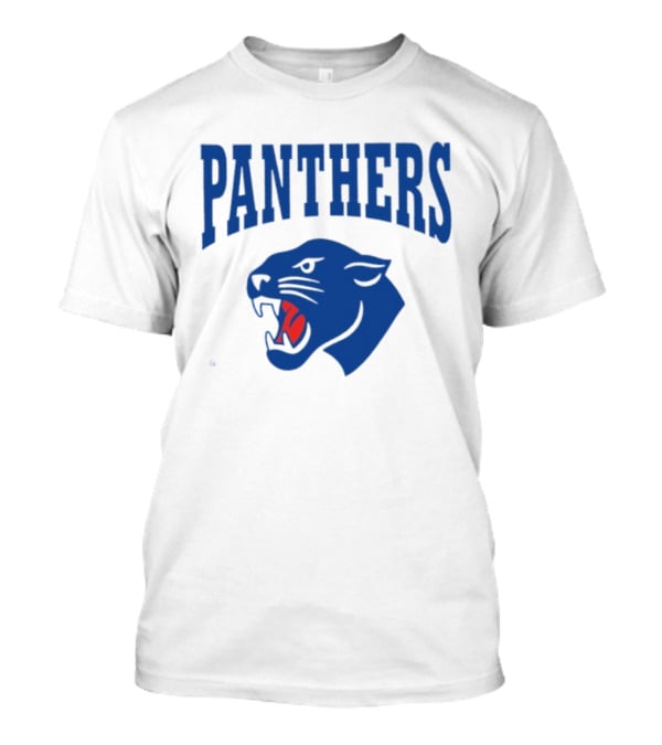 PANTHERS Carolina Football Iconic Blue Roaring T-Shirt