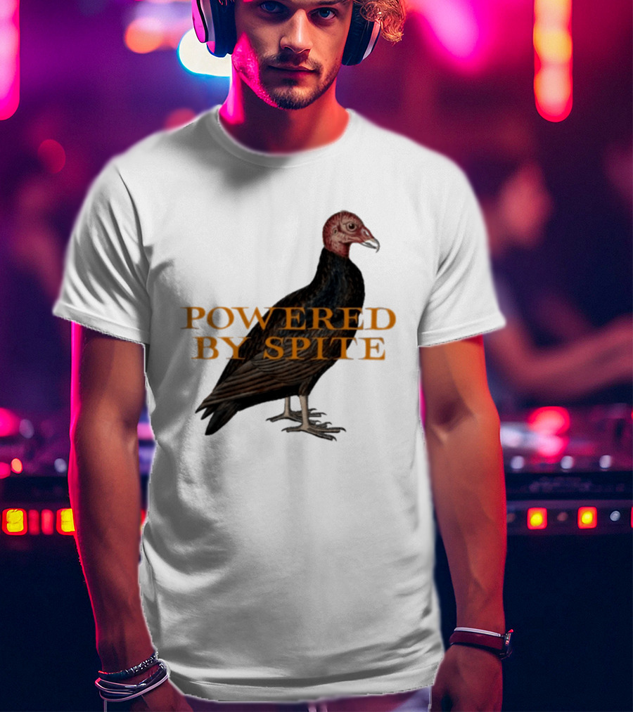 Powered By Spite Turkey Vulture T-Shirt