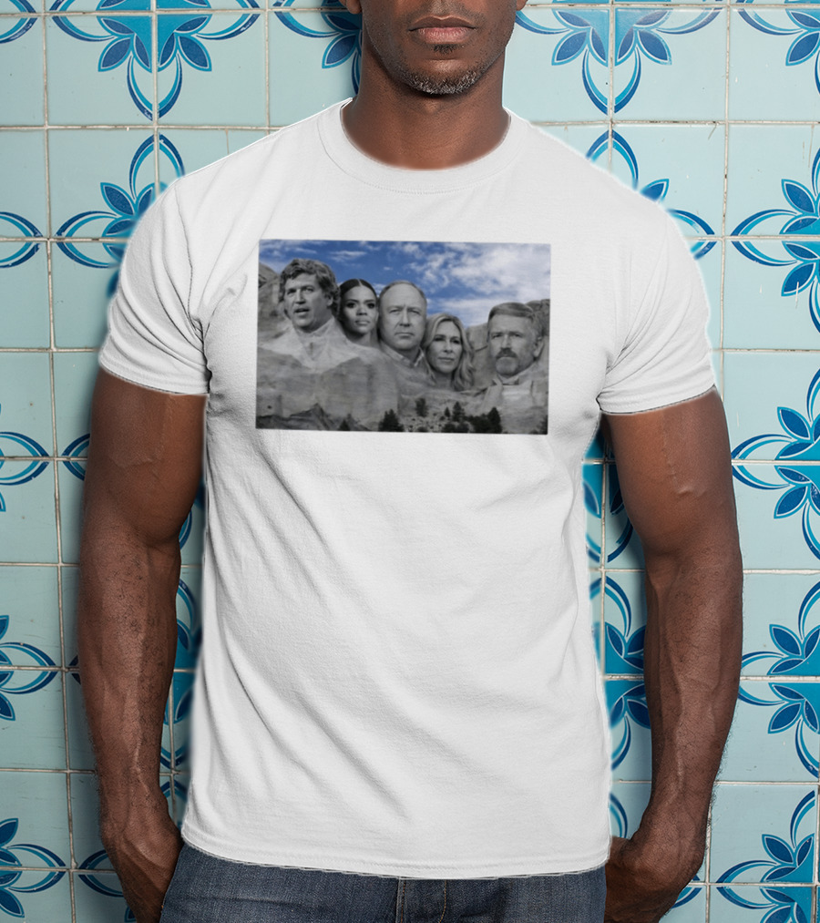 Thomas Massie Candace Owens Alex Jones Marjorie Taylor Greene Mount Rushmore MAGA Squad T-Shirt