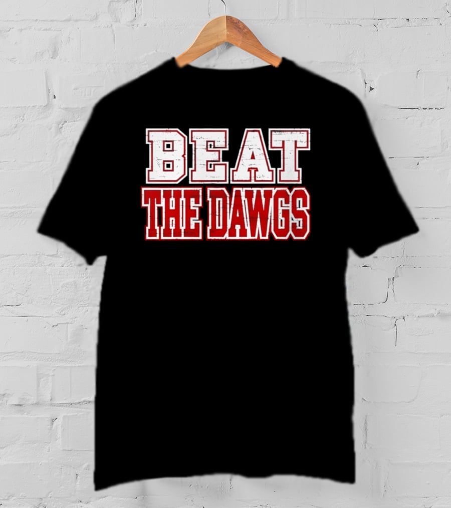 Beat The Dawgs NCAA Football Rivalry Game Day T-Shirt