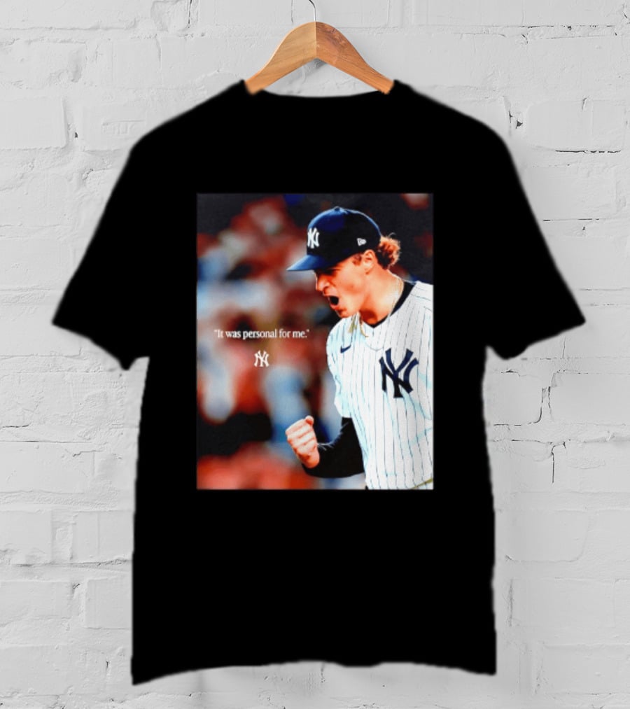 Ben Rice New York Yankees It Was Personal For Me Yankees Baseball T-Shirt