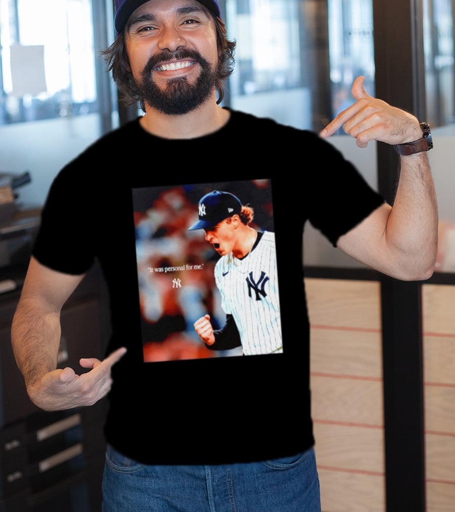 Ben Rice New York Yankees It Was Personal For Me Yankees Baseball T-Shirt