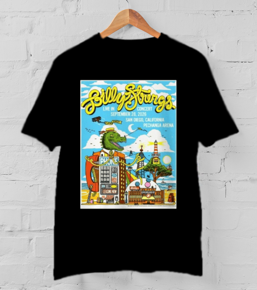 Billy Strings Live In Concert September 28 2026 San Diego Pechanga Arena T-Shirt
