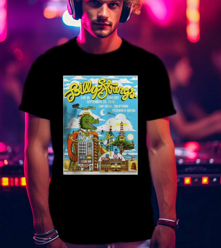 Billy Strings Live In Concert September 28 2026 San Diego Pechanga Arena T-Shirt