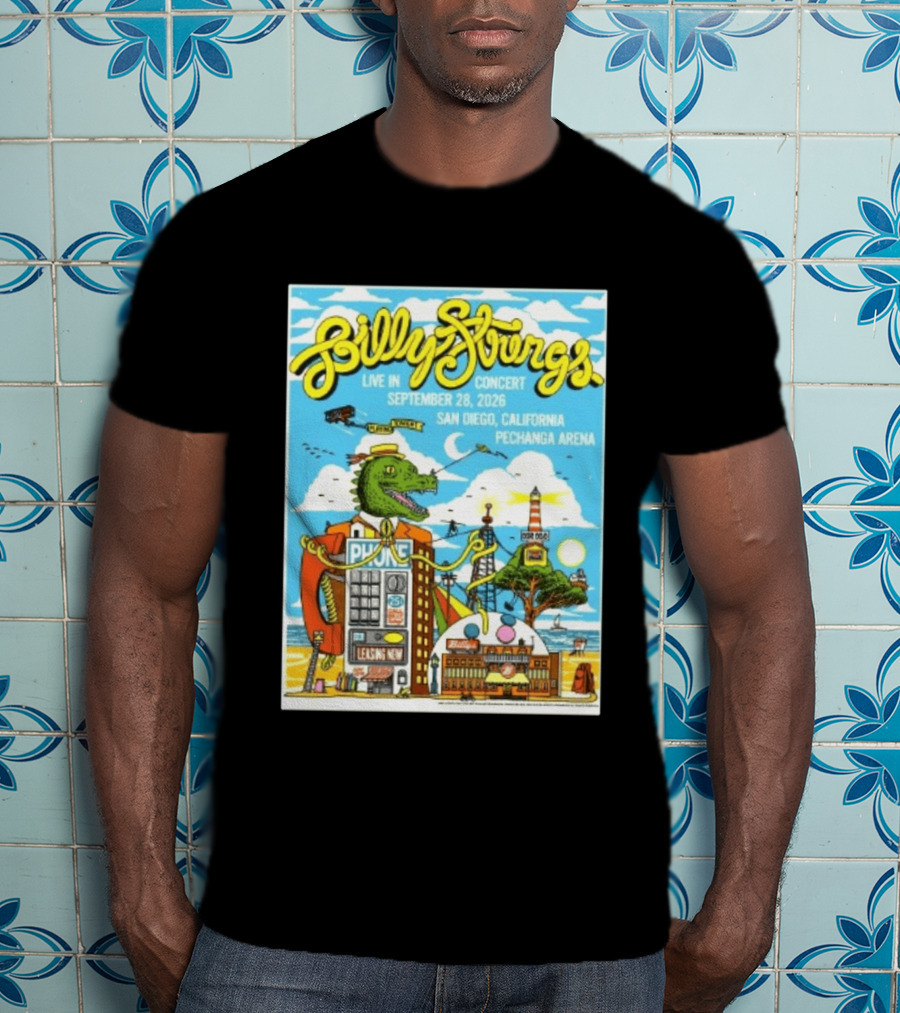 Billy Strings Live In Concert September 28 2026 San Diego Pechanga Arena T-Shirt