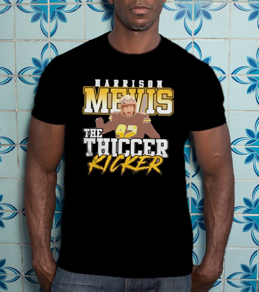 Harrison Mevis The Thicker Kicker 92 Football Celebration T-Shirt