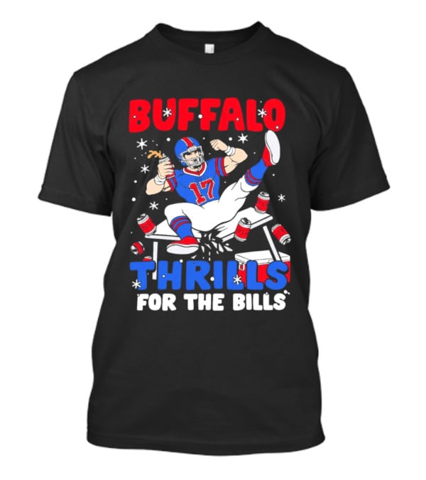 Buffalo Thrills For The Bills Celebration 17 Football T-Shirt