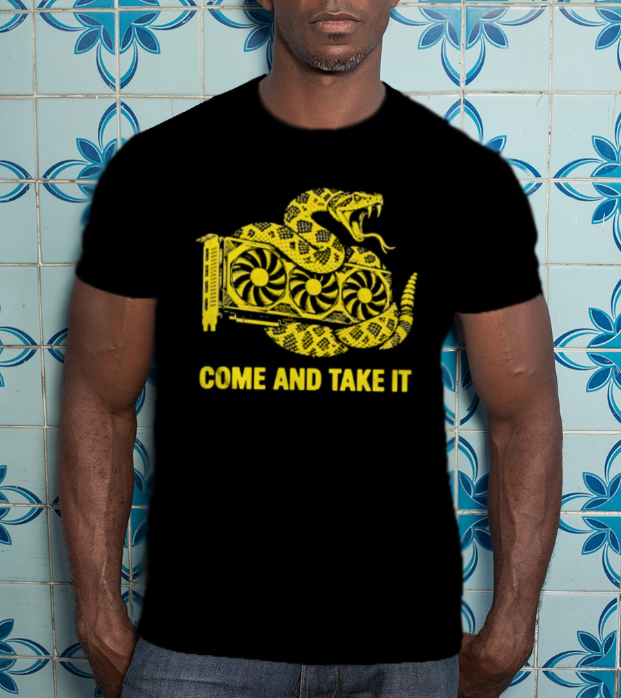 Come And Take It Snake GPU Graphic Card T-Shirt
