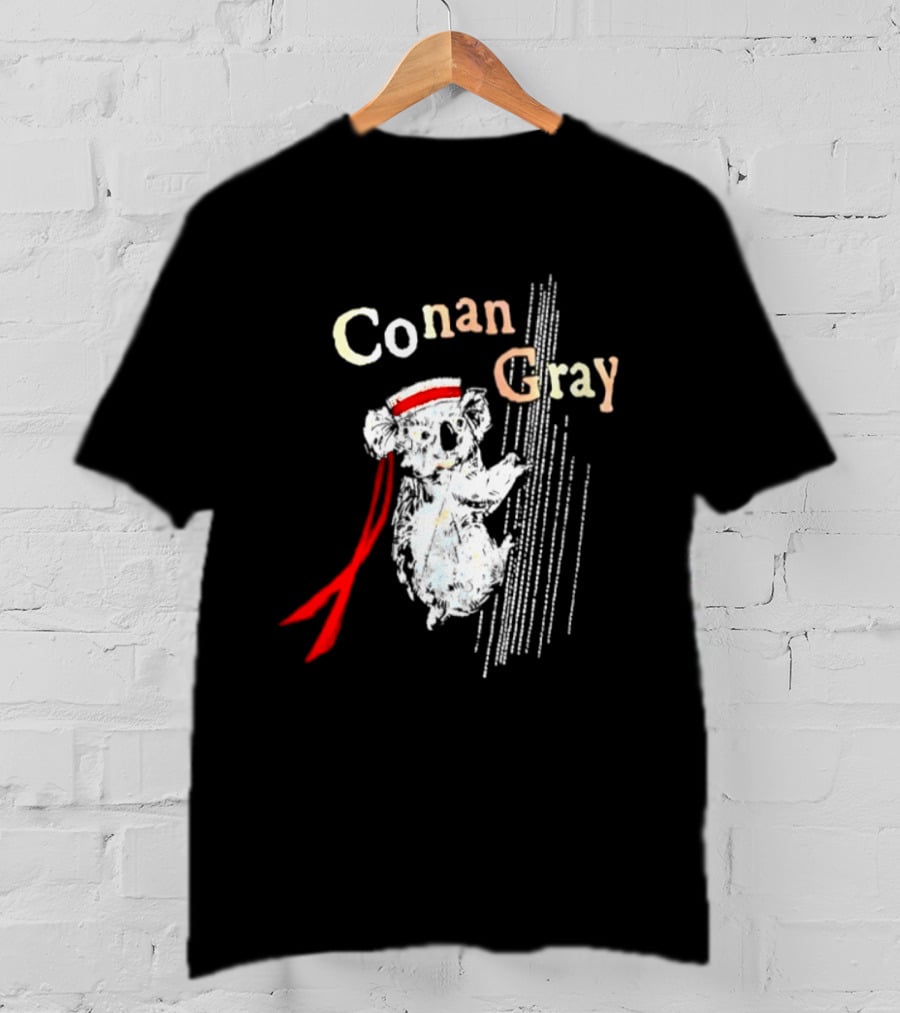 Conan Gray Koala In Red Headband With Stripes Sailor Indie Pop Singer T-Shirt