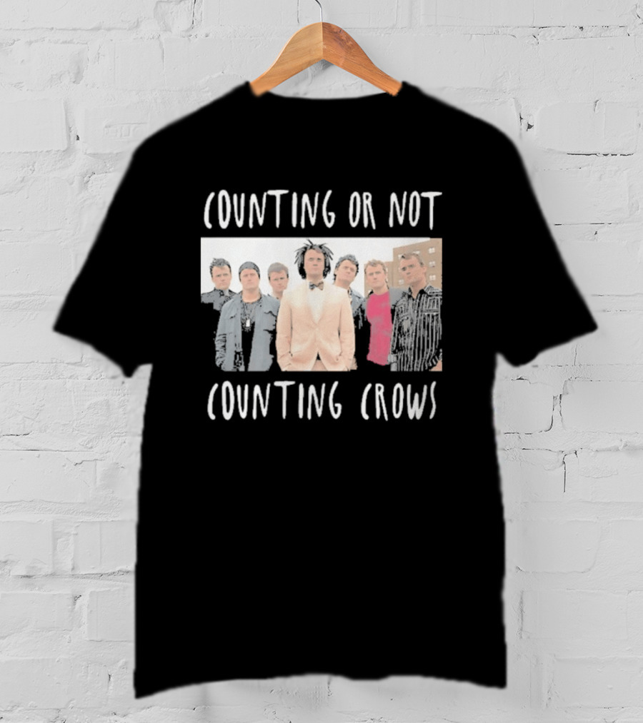 Counting Or Not Counting Crows Band Visual T-Shirt