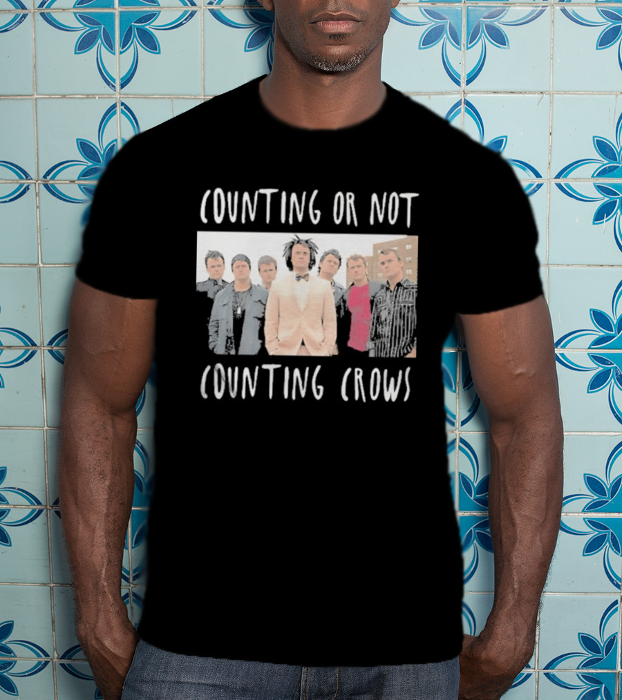 Counting Or Not Counting Crows Band Visual T-Shirt