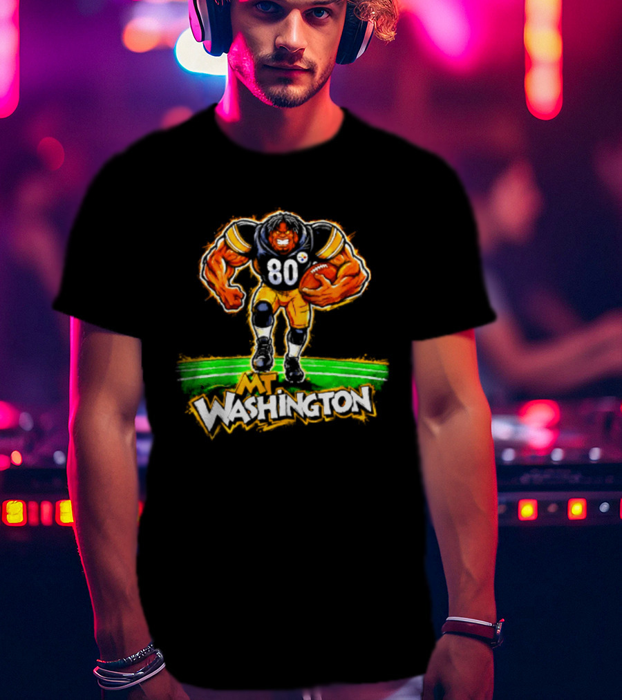 Pittsburgh Steelers Darnell Washington No 80 Washington Paint T-Shirt