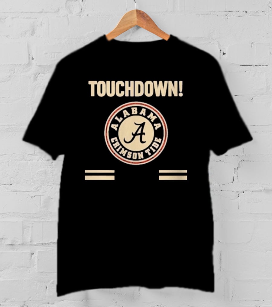 Alabama Crimson Tide Touchdown NCAA 2026 College Football T-Shirt