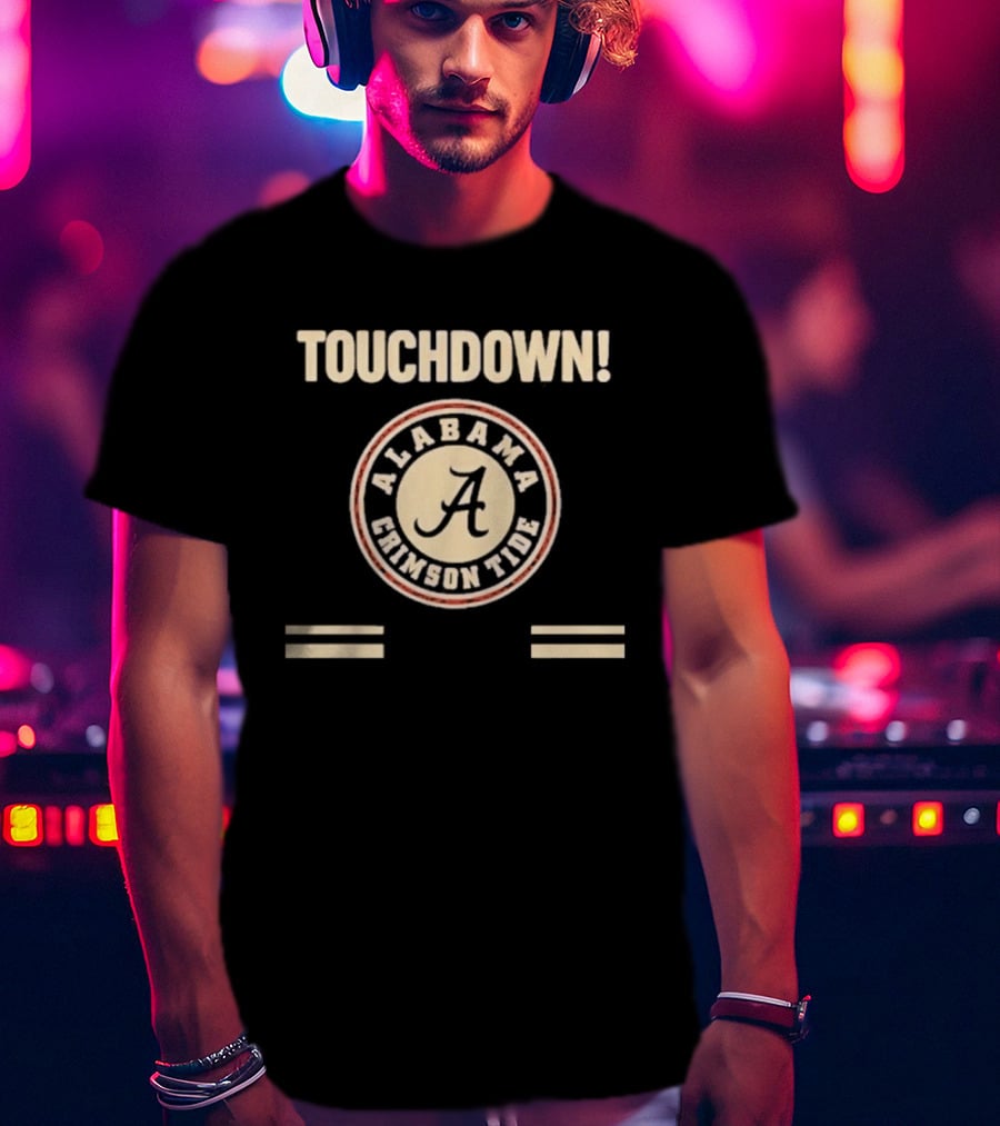 Alabama Crimson Tide Touchdown NCAA 2026 College Football T-Shirt