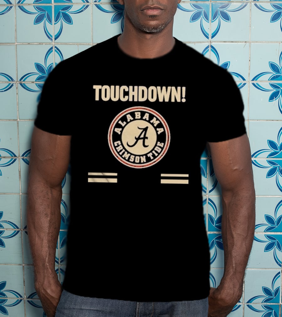 Alabama Crimson Tide Touchdown NCAA 2026 College Football T-Shirt