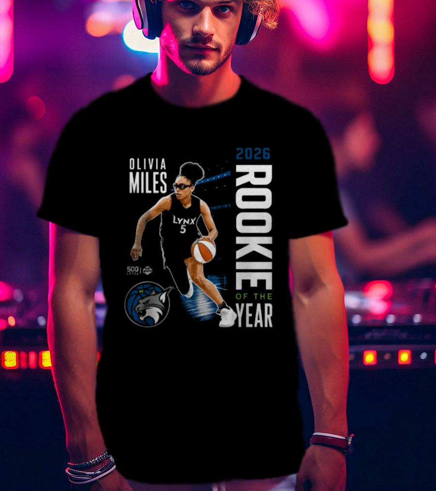 Olivia Miles Lynx 2026 Rookie Of The Year Basketball Legend T-Shirt