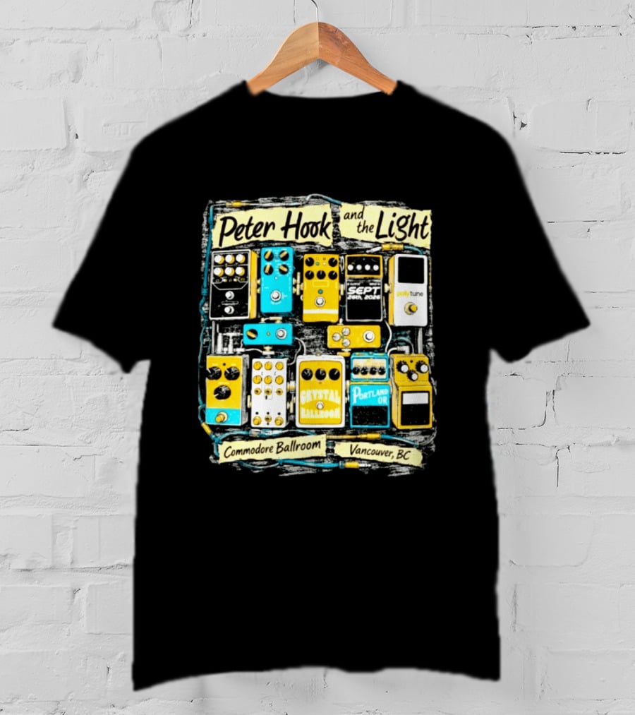 Peter Hook And The Light Vancouver Commodore Ballroom September 26 2026 Pedal T-Shirt