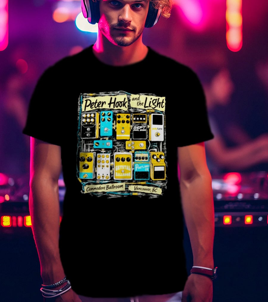 Peter Hook And The Light Vancouver Commodore Ballroom September 26 2026 Pedal T-Shirt