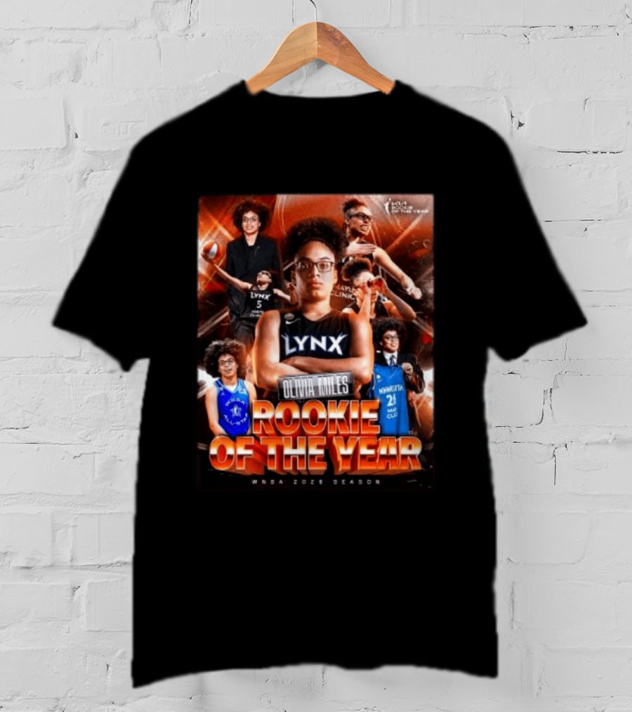 Olivia Miles Rookie Of The Year Lynx WNBA 2026 Season T-Shirt