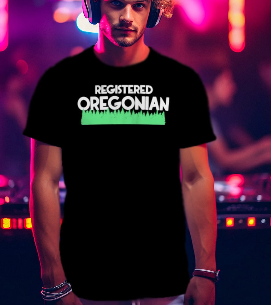 Registered Oregonian Pacific Northwest Oregon T-Shirt