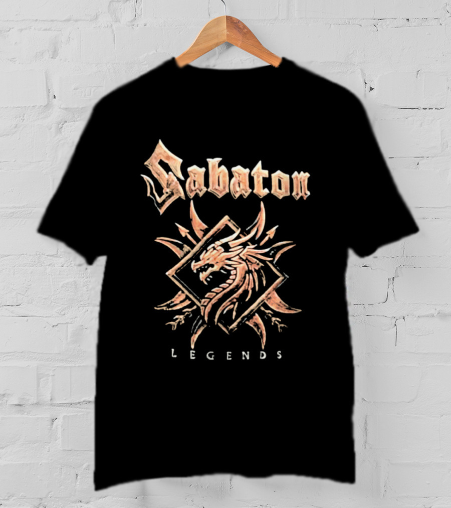 Sabaton Legends Dragon 2026 Tour T-Shirt
