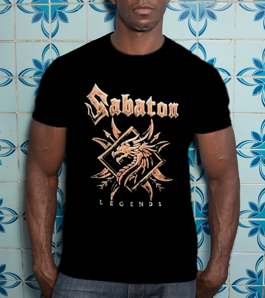 Sabaton Legends Dragon 2026 Tour T-Shirt