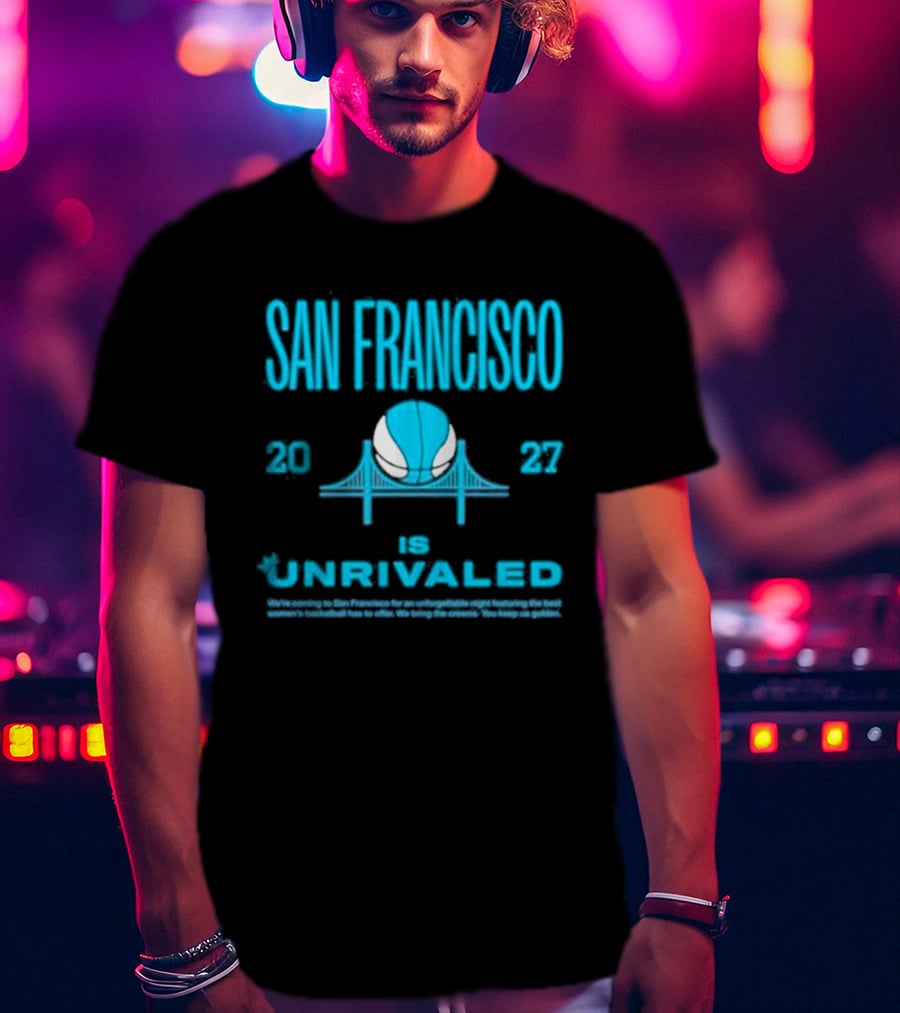 San Francisco 2023 Unrivaled Season 3 Bus Tour T-Shirt
