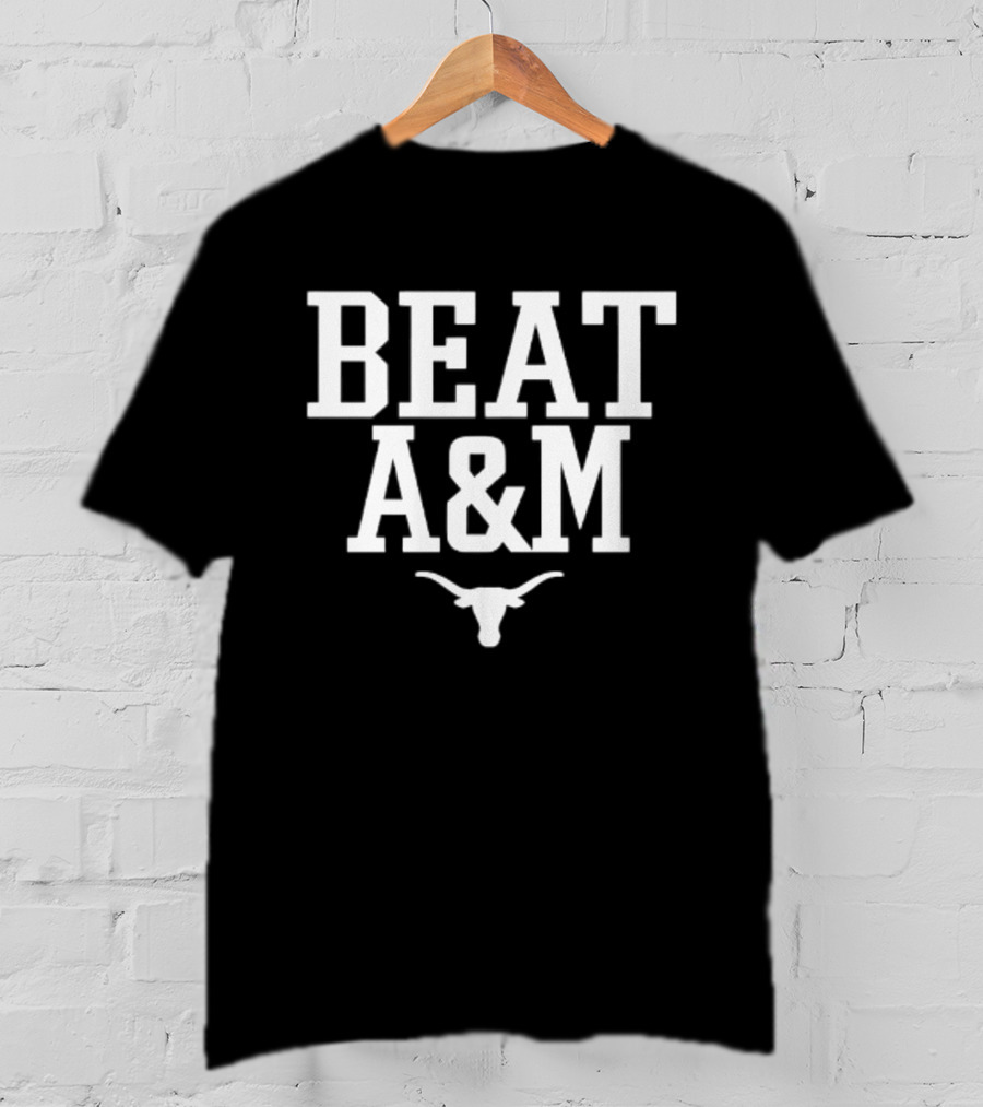 Beat A&M Texas Longhorns Football NCAA 2026 Victory T-Shirt